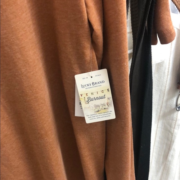Lucky Brand Burnt Orange Polo Shirt Casual Comfort - Picture 4 of 4